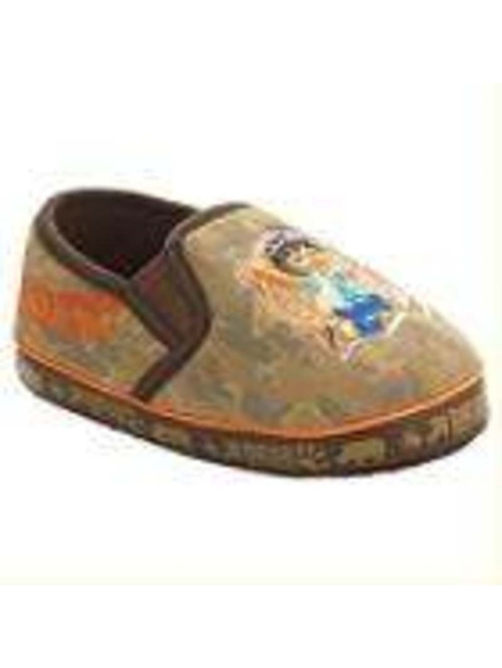 Go Diego Go Slippers 5/6 Toddler Brown Terry Slip On Non Slip Nick Jr.